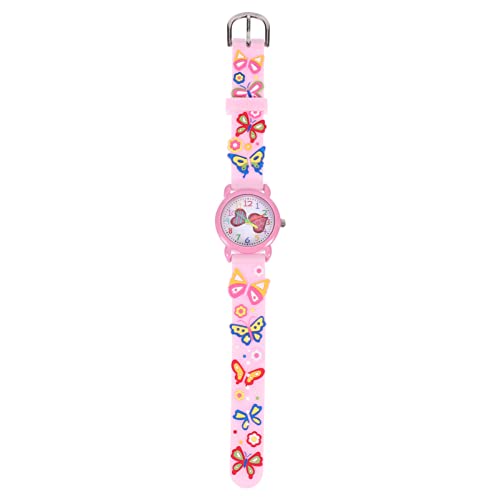 Baluue Kinder 3D-Cartoon Uhr Farbige Kinderuhr Verstellbare Armbanduhr für Jungen Praktische Schüleruhr Kindergeschenk von Baluue