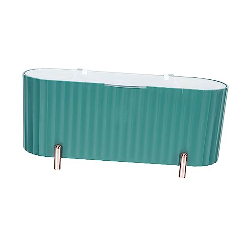 Baluue Behälter Kosmetik Aufbewahrungsbox Make up Organizer Mit Deckel Für Wattepad Halter Baumwolle Tupfer Zuhause Badezimmer von Baluue