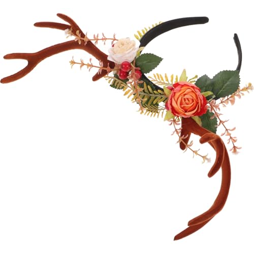 Baluue 1stück Weihnachts-haarband Mit Niedlichem Geweih-design Für Partys Und Cosplay Zufälliger Stil Tolle Xmas Haardekorationen Für Damen von Baluue