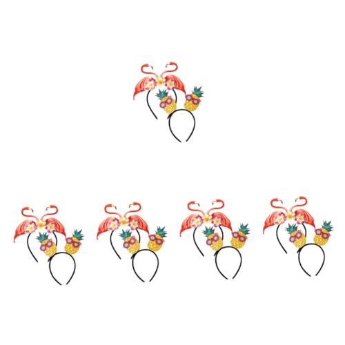Baluue 10 Stk Hawaiianisches Stirnband Ananas-stirnband Hawaii-haarband Luau-stirnband Obst Stirnbänder Haarreifen Make-up-haarband Hawaii-kleidung Lotus Teelichthalter Hawaiisch Plastik von Baluue