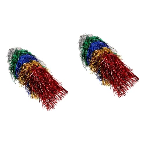 Baluue 10 Stk Maskerade Perücke Kostüm Perücke Kostümierte Perücken Neuheit Perücken Kostüm Rock Party Glänzende Perücke Metallische Kostümperücke Lametta-party-perücke Party Perücke von Baluue