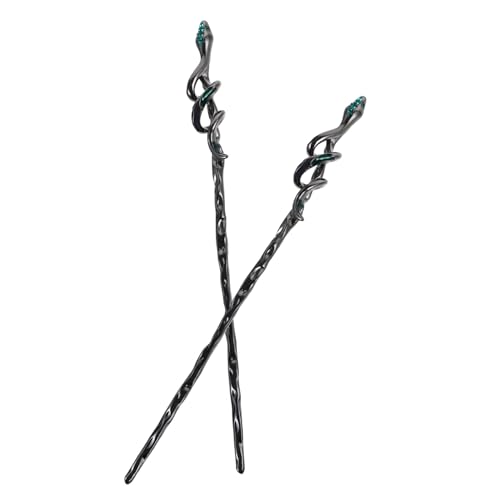 Baluue 10stücke Retro Schlangen-haarstäbchen Mit Strass Für Hochsteckfrisuren Haaraccessoires Für Für Partys Und Alltag von Baluue