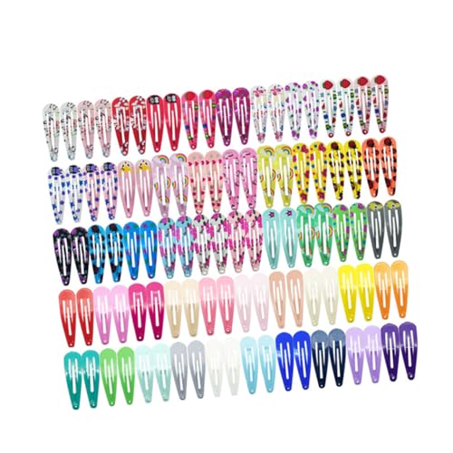 Baluue 100stücke Junge Mädchen Haarklammern Mit Druckdesign Modische Haaraccessoires Für Mädchen Kreative Haarspangen Für Jeden Anlass Für Geburtstags Und Weihnachtsgeschenke von Baluue