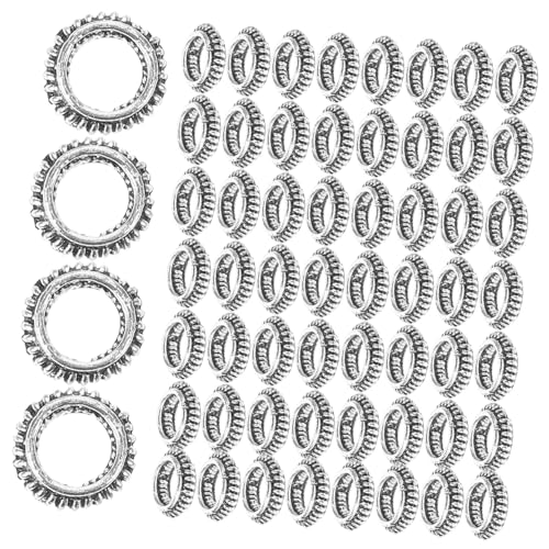 Baluue 100stücke Dreadlock Für Haarzöpfe Verstellbare Haarperlen Und Schmuck Für Kreative Frisuren Und Festivals Zubehör Für Und Mädchen von Baluue