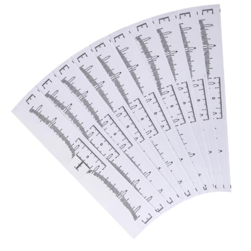 Baluue 100stücke Einweg Augenbrauen Ruler Sticker Präzise Augenbrauenformung Selbstklebend Für Microblading Maßstab Zur Genauen Platzierung Und Längenmessung Baluue 100stücke Einweg Augenbrauen Ruler Sticker Präzise Augenbrauenformung Selbstklebend Für Microblading Maßstab Zur Genauen Platzierung Und Längenmessung von Baluue