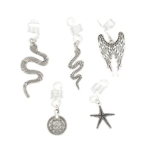 Baluue 10stücke Dreadlock Ringe Aus Spiral Haarschmuck Für Zöpfe Und Dreadlocks Wiederverwendbar Installieren Für Kreative Frisuren Und Individuelle Styles von Baluue