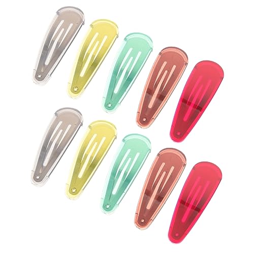 Baluue 10stücke Kleine Haarclips Für Damen Druckknopf Haarspangen Haarschmuck Für Kurzes Haar Accessoires Für Verschiedene Frisuren von Baluue