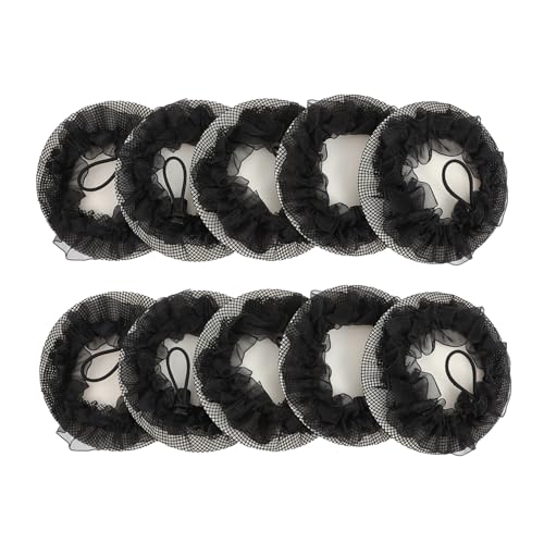 Baluue 10stücke Elastische Haarnetze Für Frauen Und Mädchen Unsichtbar Und Atmungsaktiv Geeignet Für Ballett-dutts Tanz-dutts Und Perückenfrisuren von Baluue