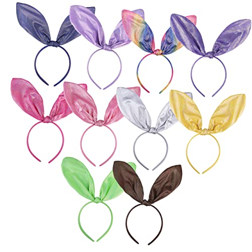 Baluue 10stücke Stirnband Haarband Kaninchen Stirnbänder Häschen Haarband Cosplay Kopfschmuck Party Für Frauen Mädchen von Baluue