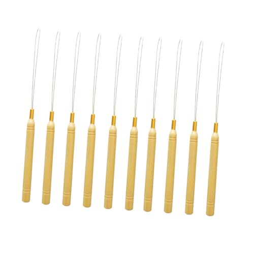 Baluue 10stücke Loop Häkelnadeln Haarverlängerungsset Haar Haken Für Haarverlängerung Werkzeuge Für Salon Und Heimgebrauch von Baluue