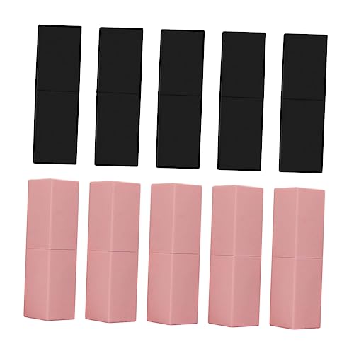 Baluue 10stücke Reise Diy Lippenstift Rohre Kunststoff Nachfüllbar Leere Lip Balm Rohre Leere Lippenstifttube Lipgloss Flasche Lippenstiftbehälter Lippenstifthalter von Baluue