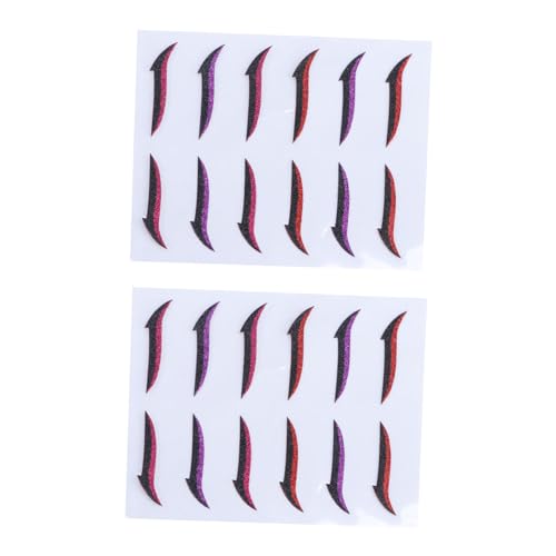 Baluue 12paare Pärchen Wiederverwendbare Eyeliner Sticker Für Doppelte Augenlider Wasserfeste Hautfreundliche Make-up Aufkleber Augenvergrößerung Mit Paaren von Baluue