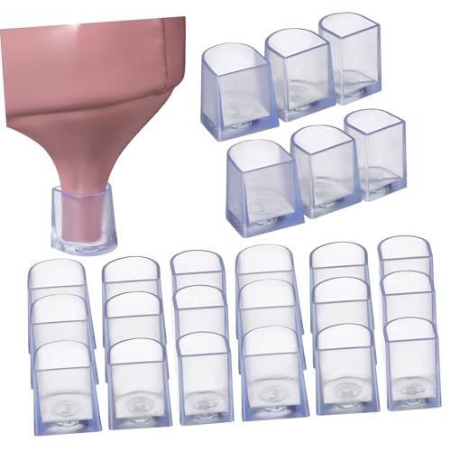 Baluue 12 Paare High Heel Absatzschutz Transparent Förmig Strapazierfähiger Schuhabsatzschutz für Damen Stöckelschuhe Rutschfester Fersenschutz für Tanz und Alltagsschuhe von Baluue