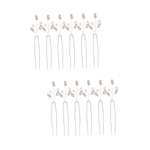 Baluue 12stücke Teiliges Braut Haarnadeln Mit Perlen Und Strass Elegante Hochzeits-haaraccessoires Für Damen Für Romantische Anlässe Und Partys von Baluue
