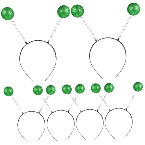 Baluue 12 Stk Kopfschmuck für Weihnachten haar spangen haarclips haarnadeln headpiece Schaumstoff-Stirnband Headset Rot stutzenhalter dekoration Party-Haarreifen Weihnachtshaarband Green von Baluue