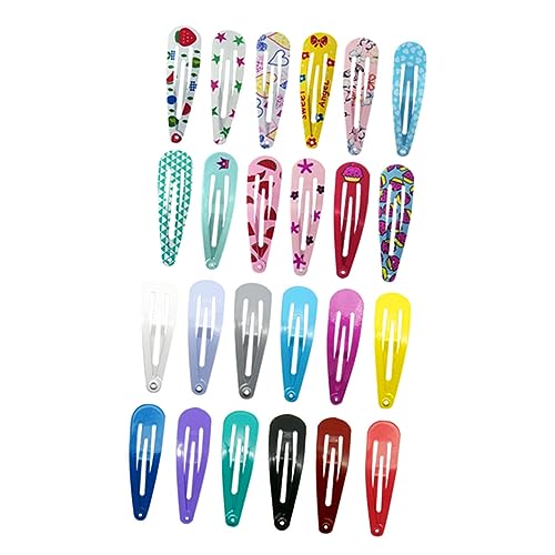 Baluue 120stücke Wassertröpfchen Haarklammern Für Mädchen Bunte Bedruckte Haaraccessoires Für Und Einfach Zu Kombinieren von Baluue