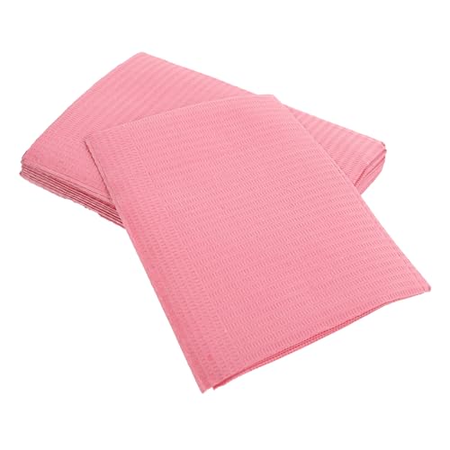 Baluue 125St Dichtung reinigen Tablettabdeckungen Unterlage wasserdichte Tattoo-Lätzchen Tischtuch praktische Matte einwegtischdecken einmaltischdecke Zubehörteil Übungsmatte Sport Rosa von Baluue