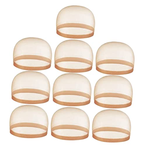 Baluue 12stücke Perückenkappen Aus Spitze Für Salon Elastische Netzhüte Für Perücken Perückennetzkappen Für Friseur Kopfabdeckung Für Perückenmachen Haarnetz Für Kostümpartys von Baluue