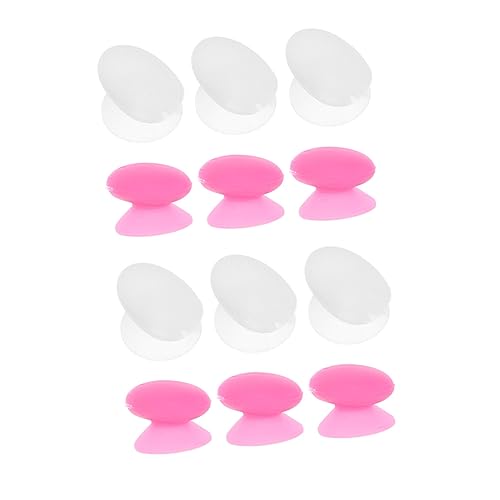 Baluue 12stücke Lippenpinsel Abdeckungen Silikon Make-up Lip Balm Protector Schmutzabweisend Wasserfest von Baluue