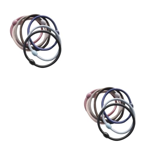 Baluue 14 Stk Einfacher Haarreif Wimpern Für Puppen Einfache Kopfbedeckung Pferdeschwanz-halter-krawatte Haarstirnbänder Haarschmuck Für Frauen Kopfschmuck Frau Gummiband von Baluue