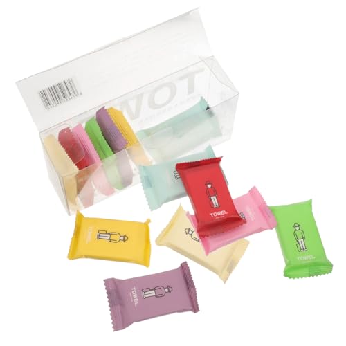 Baluue 14stücke Komprimierte Handtücher Einweg-handtuch-tabletten Waschlappen Für Reisen Camping Bad Handtuch Gesichtsmaske von Baluue