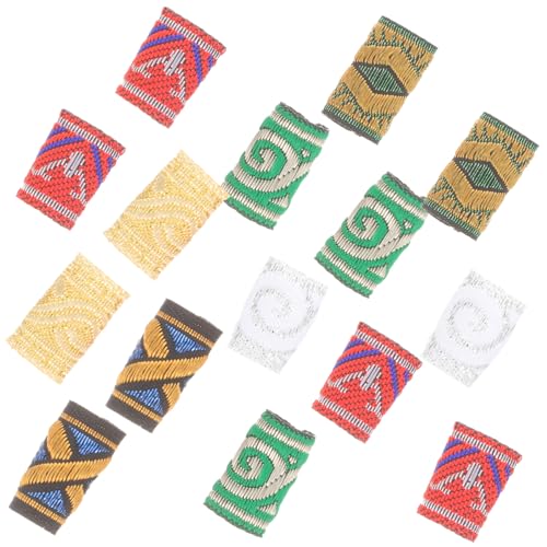 Baluue 15stücke Teiliges Bunte Ringe Für Dreadlocks Und Zöpfe Dekorative Haarschmuck-accessoires Vielseitige Haarverzierung Für Und Mädchen von Baluue