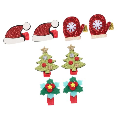 Baluue 15 Stück Teiliges Weihnachts Haarspangen mit Glitzerelementen Festliche Haarschmuck für Mädchen Sichere Materialien für Weihnachtsfeier und Kindertag Bunte Xmas Haaraccessoires von Baluue