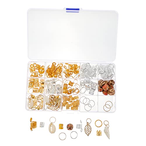 Baluue 158stücke Dreadlocks Ringe Kreative Haarschmuck Zöpfe Einstellbare Haarmanschetten Und Haardekoration Für Frisuren Hochzeiten Und Partys von Baluue