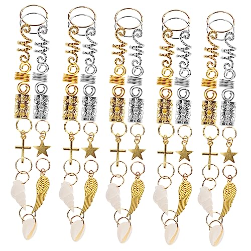 Baluue 159stücke Teiliges Dreadlock Haarschmuck Mit Metallringen Und Charms Für Zöpfe Frisuren Und Kreative -projekte Für Partys Hochzeiten Und Alltag Baluue 159stücke Teiliges Dreadlock Haarschmuck Mit Metallringen Und Charms Für Zöpfe Frisuren Und Kreative -projekte Für Partys Hochzeiten Und Alltag von Baluue