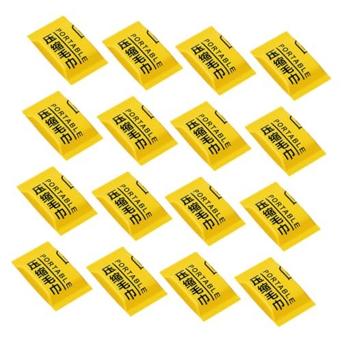 Baluue 16stücke Komprimierte Handtücher Einweg Reise Handtücher Kompaktes Handtuch Für Camping Wandern Komprimiertes Waschlappen von Baluue