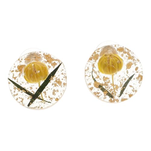 Baluue 1Paar Goldflocken Ohrstecker Damen Vintage Ohrschmuck mit Getrockneten Eleganter Clip Ohrringe für Partys Hochzeiten Besondere Anlässe Perfektes für Frauen Baluue 1Paar Goldflocken Ohrstecker Damen Vintage Ohrschmuck mit Getrockneten Eleganter Clip Ohrringe für Partys Hochzeiten Besondere Anlässe Perfektes für Frauen von Baluue