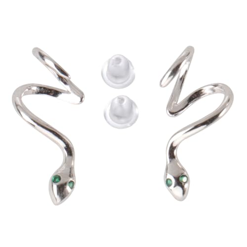 Baluue 1Paar Schlangenform Ohrringe Ohr Anhänger für Damen Hypoallergen Einzigartiges Design Angenehm von Baluue
