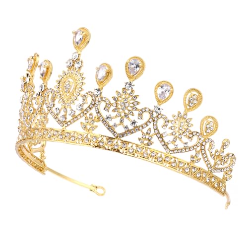 Baluue Eleganter Kopfschmuck Mit Strasskrone – Ideal Für Hochzeiten Abendpartys Und Besondere Anlässe von Baluue