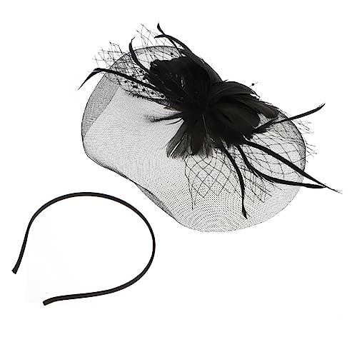 Baluue Halloween Haarreifen Dekorative Feder Kopfschmuck Haarband Im Stil Für Kostüm Party Festival Requisiten Mit Stoff-dekor Für Geheimnisvolle Atmosphäre von Baluue