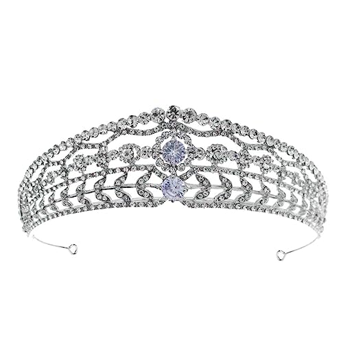 Baluue Krone Stirnband Für Frauen Braut-tiara Haarband Kronen-kopfbedeckung Filigranes Design Schickes Ornament Wunderschön Für Hochzeit Und Party von Baluue
