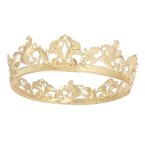 Baluue 1stück Goldene Krone Haarschmuck Für Damen Und Herren Hochzeitskrone Cosplay-accessoire Elegante Für Partys Und Feste Stilvolles Und Auffälliges Design Hochwertige Verarbeitung Baluue 1stück Goldene Krone Haarschmuck Für Damen Und Herren Hochzeitskrone Cosplay-accessoire Elegante Für Partys Und Feste Stilvolles Und Auffälliges Design Hochwertige Verarbeitung von Baluue