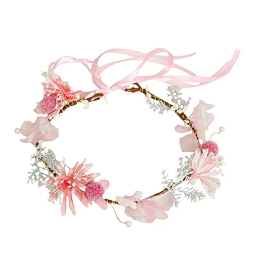 Baluue Imitation Flower Headband Für Junge Mädchen Verspieltes Haaraccessoire Für Fotoshootings Und Partys Leicht Und Bequem Für Hochzeit Cosplay Und Feste von Baluue