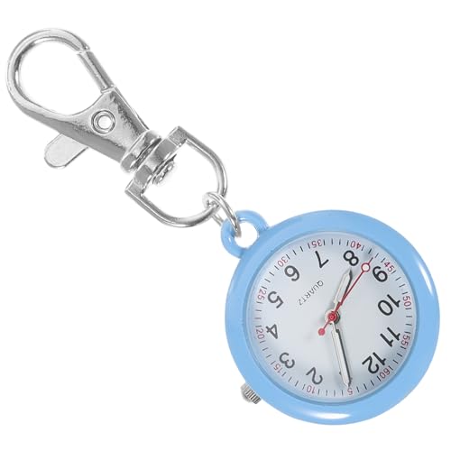 Baluue 1Stück Krankenschwester Taschenuhr Quarzwerk Clip Uhr mit Dekorativem Design für Pflegekräfte Praktisch für Täglichen Gebrauch von Baluue