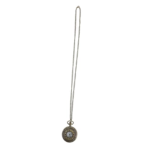 Baluue 1Stück Vintage Taschenuhr mit Römischen Ziffern Einzigartige Hängende Uhr mit Feiner Kette für Freunde Familie von Baluue