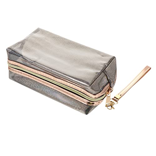 Baluue 1pc Schwarz PVC Multifunktionale Kosmetik Toilettenartikel Organizer Kompakt Leicht Zu Tragen Baluue 1pc Schwarz PVC Multifunktionale Kosmetik Toilettenartikel Organizer Kompakt Leicht Zu Tragen von Baluue