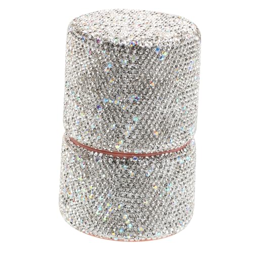 Baluue 1satz Reise-make-up-pinselset Mit Kristallhalter Teiliges Set Für Foundation Puder Und Lidschatten Tragbar Und Multifunktional Für Unterwegs Mit Schützendem Deckel Und Elegantem von Baluue