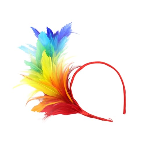 Baluue 1stück Buntes Haarband Für Feste Regenbogen-stirnband Mit Einzigartigem Design Für Damen Leichtes Kopfschmuck-accessoire Für Partys Und Besondere Anlässe Adorable Hair Hoops von Baluue