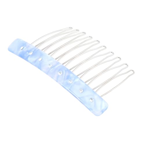 Baluue Acryl Haarkamm Mit Strass Modisches Haaraccessoire Für Damen Und Mädchen Eleganter Tuck Kamm Blau Für Hochzeiten Und Besondere Anlässe von Baluue
