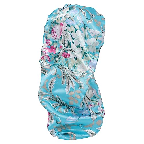 Baluue Satin Nachtmütze Für Damen Mit Langer Elastik Haarhaube Zum Schlafen Für Haarschutz Weich Und Atmungsaktiv Schützt Empfindliche Frisuren von Baluue