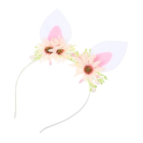 Baluue Bunny Ohren Stirnband Junge Mädchen Haarband Festival Party Bühne Cosplay Foto Kopf Schmuck Dekoratives Stirnband Zartes Haar von Baluue