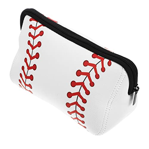 Baluue 1stück Baseball Kosmetiktasche Multifunktionale Toilettentasche Wasserdichter Reiseorganizer Für Damen Für Kosmetik Toilettenartikel Und Reisebedarf von Baluue