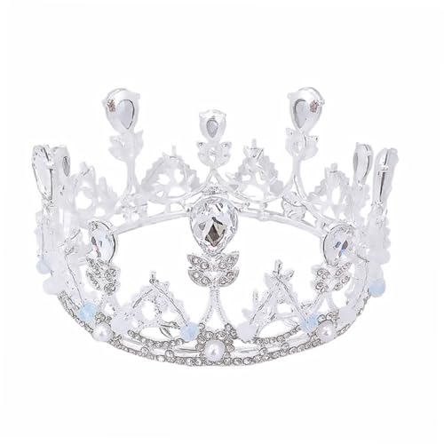 Baluue 1stück Mit Kristallen Für Geburtstagsfeiern Rundkrone Für Mädchen Perfektes Haarschmuck-accessoire Für Besondere Anlässe Und Feiern von Baluue