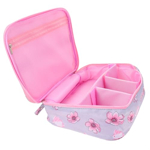 Baluue 1stück Tragbare Oxford Reise Kosmetik Und Toilettenartikel Aufbewahrungstasche Große Kapazität Waschtasche Für Damen Für Reisen Und Alltag Farbe Zufällig von Baluue