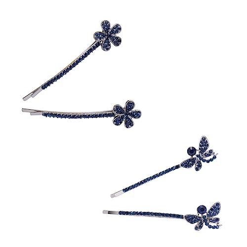 Baluue 2paare Schmetterling Strass Haarspangen Für Damen Funkelnde Haarklammern Als Haaraccessoires Für Hochzeiten Und Partys Glänzende Haarschmuck Sets von Baluue