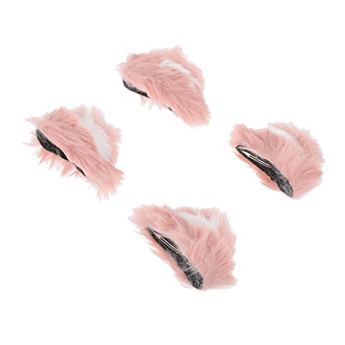 Baluue 2paare Katzenohr Clips Für Mädchen Haar Accessoires Party Dekoration Cosplay Zubehör Mit Bequemer Befestigung Und Glattem Material Für Altersgruppen Und Anlässe von Baluue